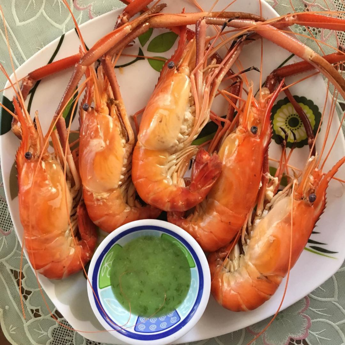 Tôm Càng Xanh Chế Biến